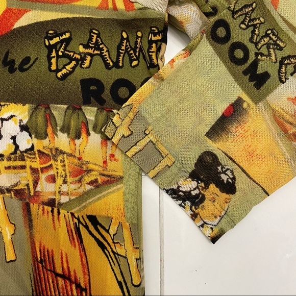 Tropical Hawaiian Shirt Blouse - Picture 2 of 3